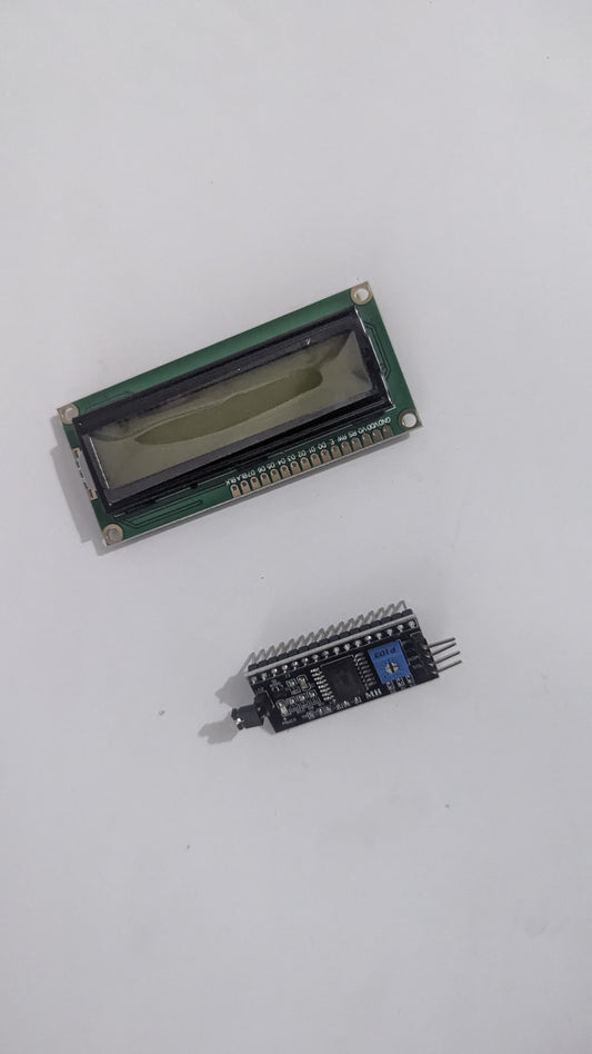 I²c module + 16x2 led screen